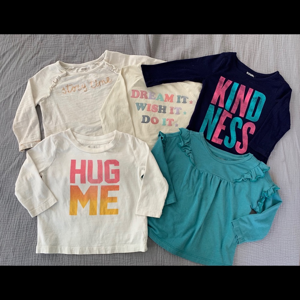 5 Long Sleeve Gymboree Shirts